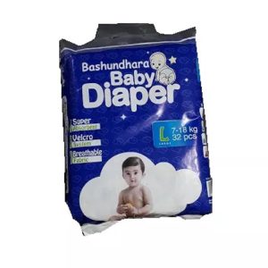 বসুন্ধরা ডায়াপার L size 34pcs